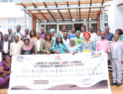 CEDM : Atelier de réflexion sur le genre avec les enseignants et enseignantes des écoles primaires et secondaires de la ville de Bukavu et de Kavumu.